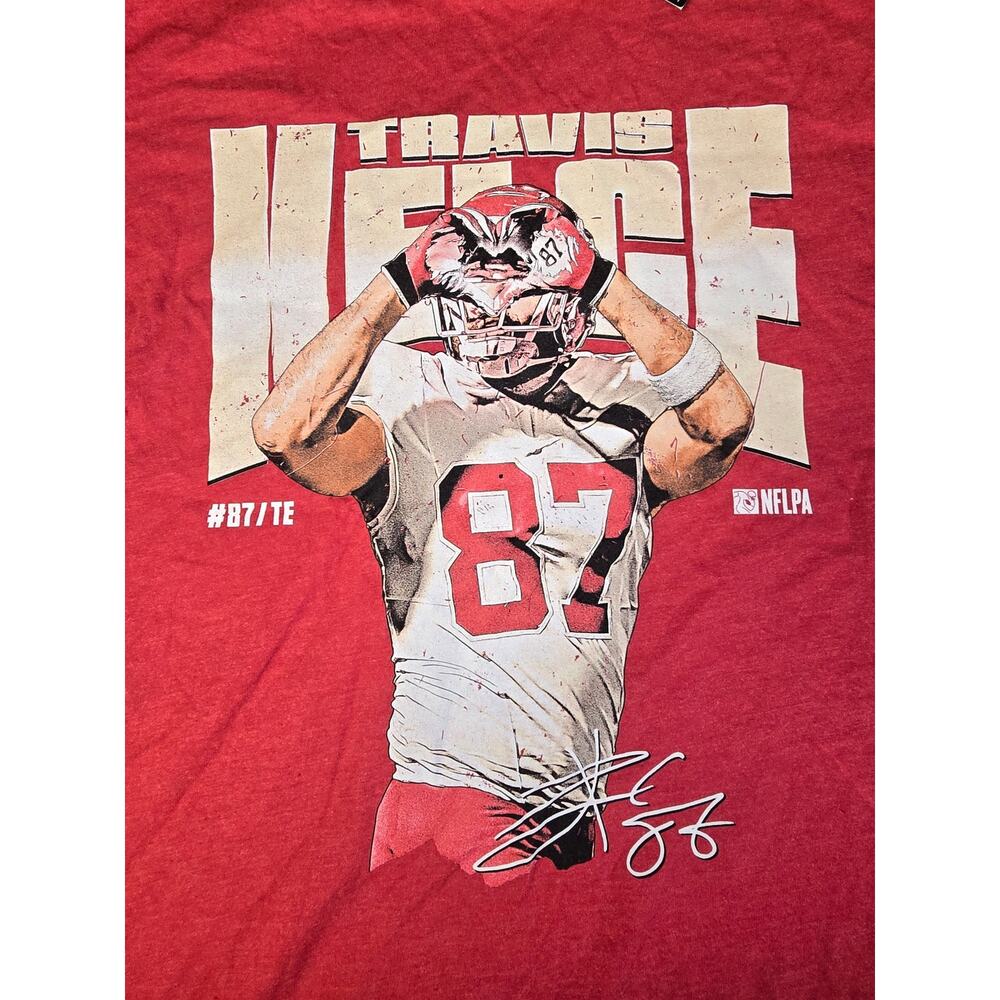 Copied - 500 Level Travis Kelce T Shirt Men's Medium Chiefs NFL Red NWT
